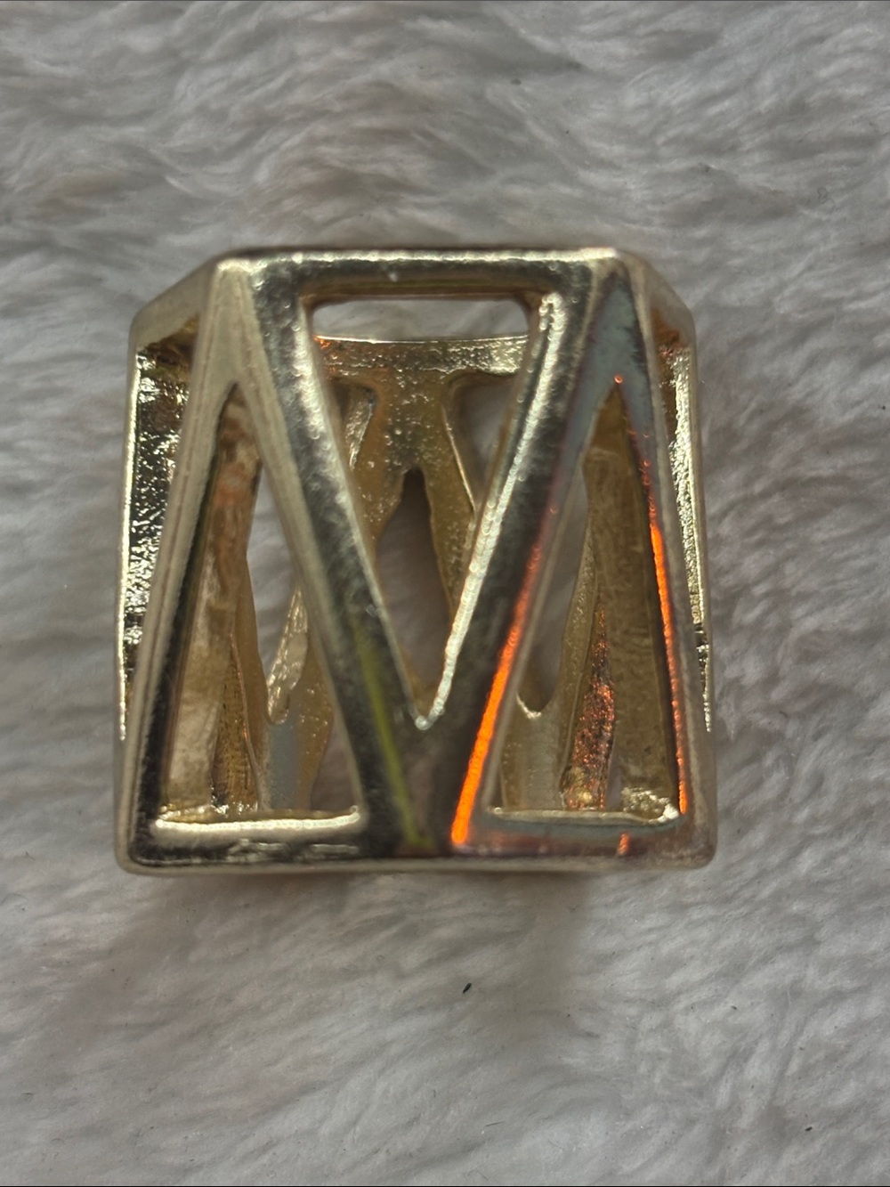 Gold Geometric Statement Ring - Women Accessories